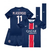 Paris Saint-Germain Marco Asensio #11 Domaci Dres za djecu 2024-25 Kratak Rukav (+ Kratke hlače)